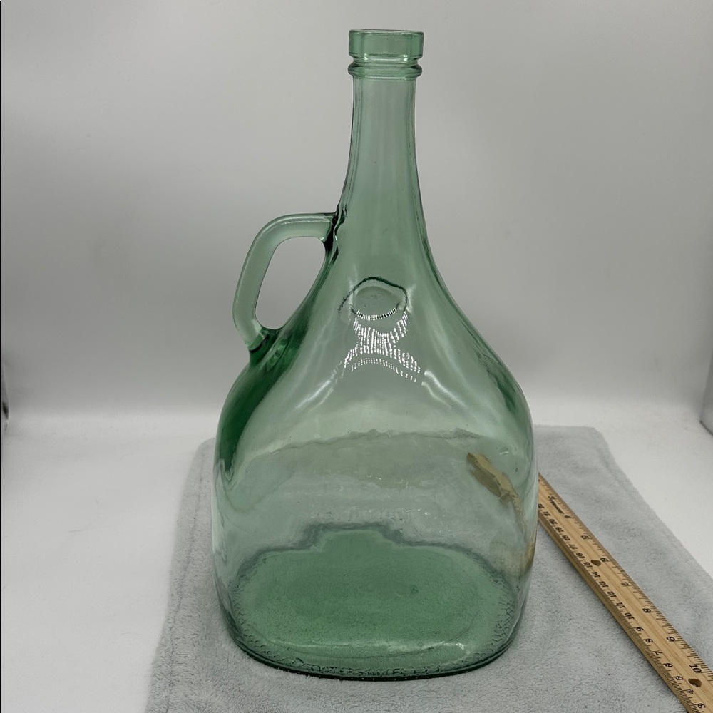 Vintage Paul Masson Light Green Glass Bottle Holds 3-Liters - Picture 5 of 8